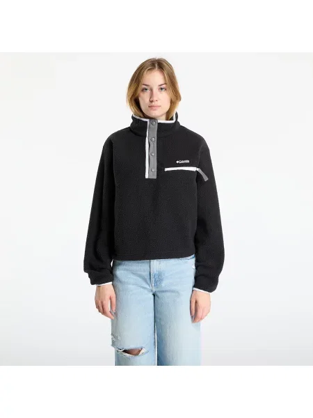 Bluza Columbia Helvetia™ II Cropped Half Snap Fleece Black S czarny