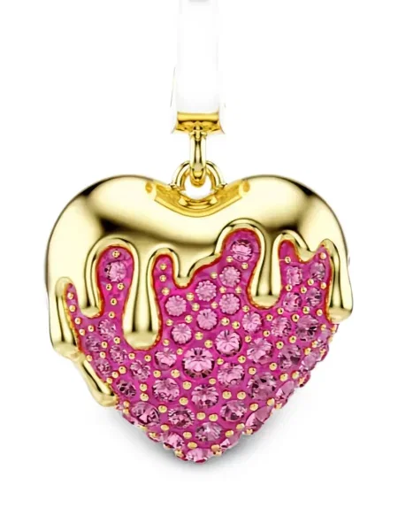 Pandantiv Swarovski cu motiv cu inimi