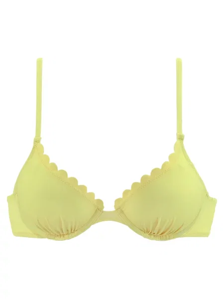 LASCANA Bikini zgornji del svetlo rumena