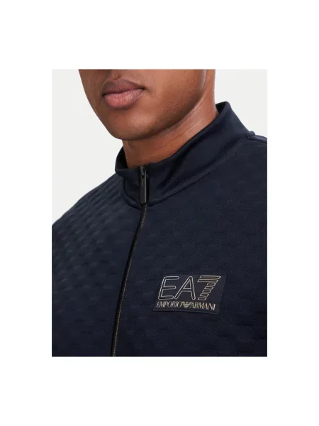 Geacă Emporio Armani Ea7 albastru