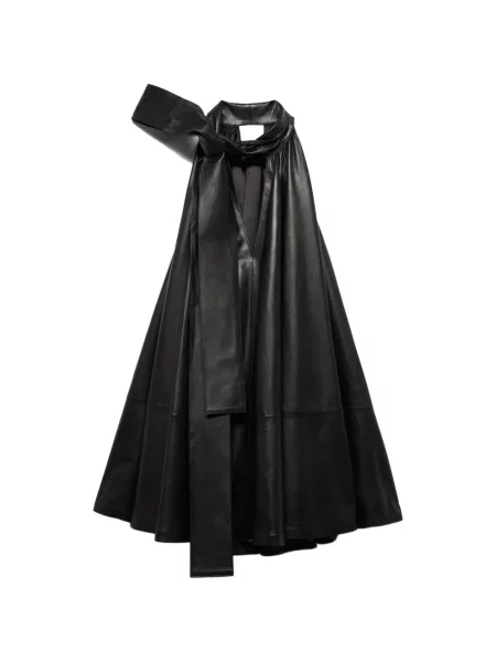 Rochie mini 7 For All Mankind cu legături negru