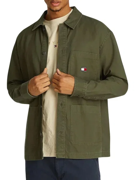 Яке Tommy Hilfiger Jeans зелено