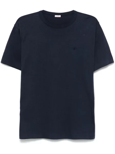 Тениска Fursac бродирана синьо