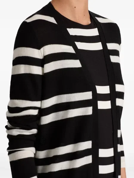 Cardigan Alice + Olivia cu dungi negru