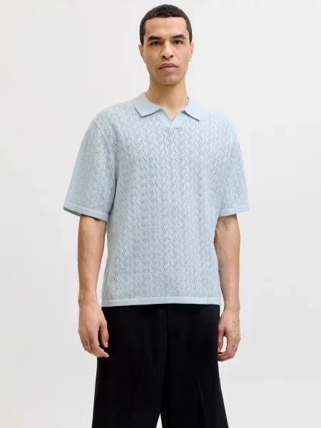 JACK & JONES Pulóver JORTYLER' világoskék