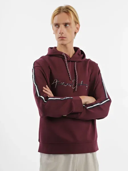 Худи Armani Exchange бордовое