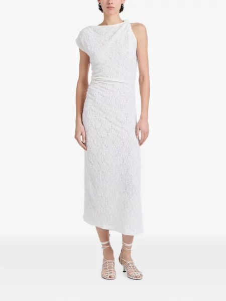 Rochie Proenza Schouler White Label din dantelă alb