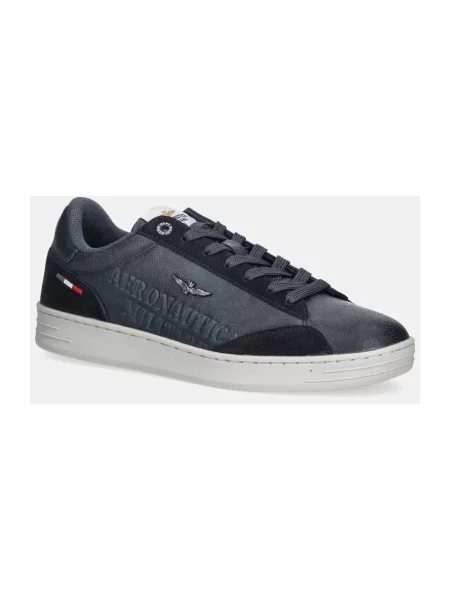 Sneakersy Aeronautica Militare niebieskie