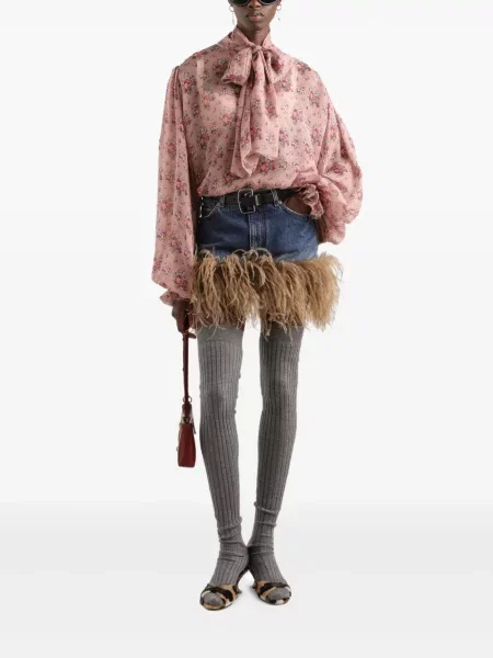 Bluză Dolce & Gabbana cu imagine roz