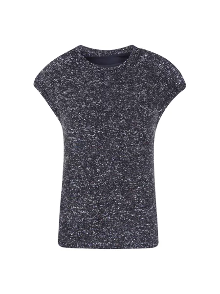Dzianinowy sweter Emporio Armani czarny