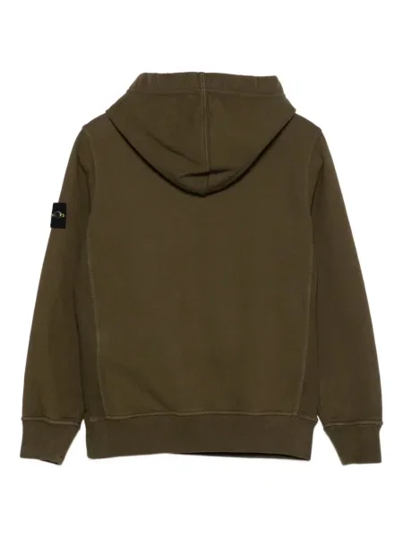 Bluza z kapturem dziecięca Stone Island zielona