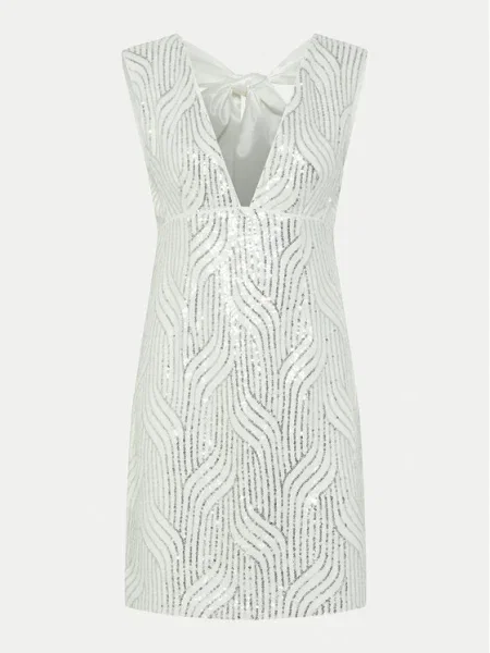 YAS Rochie cocktail Olga argintiu