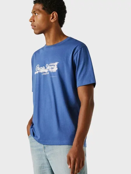 Футболка Pepe Jeans синя