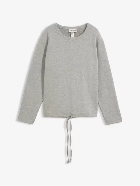 Bluza z bawełną organiczną szara