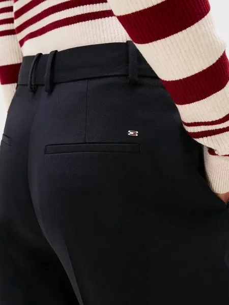 Шерстяные брюки Tommy Hilfiger синие