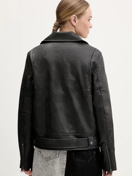 Tommy Jeans Geacă de primăvară-toamnă negru
