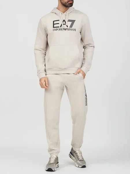 Костюмний спортивний костюм Ea7 Emporio Armani бежевий