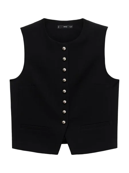 MANGO Vestă de costum GABO' negru