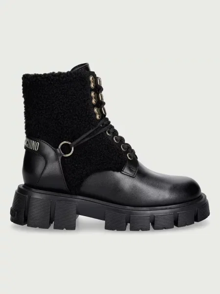 Love Moschino workery dámske čierna