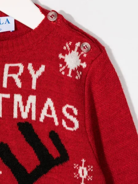 Sweter dziecięcy Siola czerwony