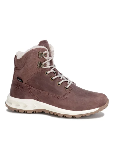 Buty trekkingowe Jack Wolfskin QUEENSTOWN CITY TEXAPORE MID brązowe