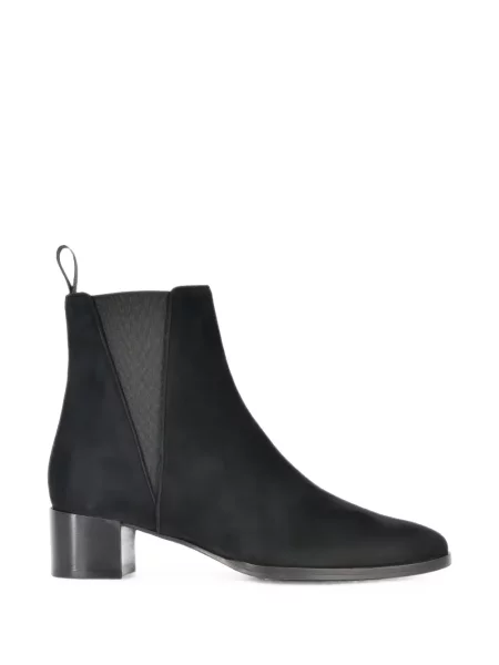 Cizme scurte Giuseppe Zanotti din piele de căprioară negru