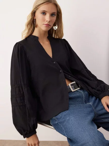 Trendyol Bluză negru