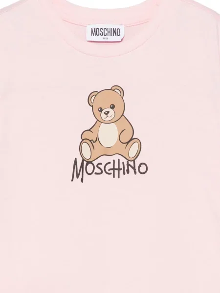 Sukienka dziecięca Moschino różowa