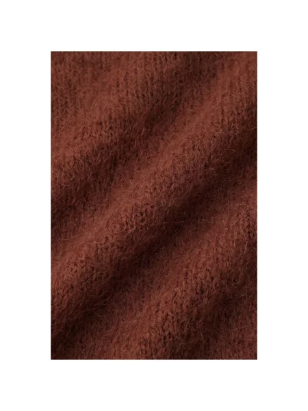 Dzianinowy sweter Summum Woman brązowy