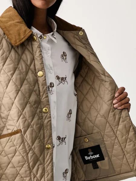 Steppelt dzseki Barbour bézs