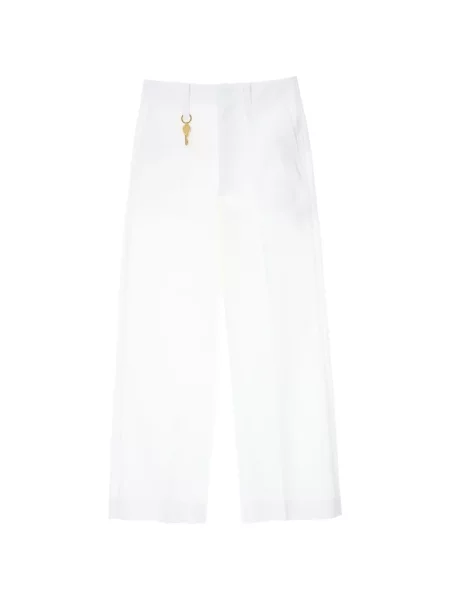 Pantaloni cu picior drept Carven alb