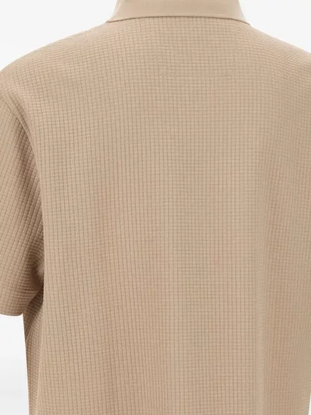 Kockás jacquard pólóing Boss