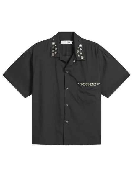 Koszula z krótkim rękawem Toga Archives z krótkim rękawem czarna