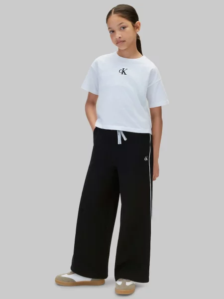 Calvin Klein Jeans спортен панталон за деца с черно