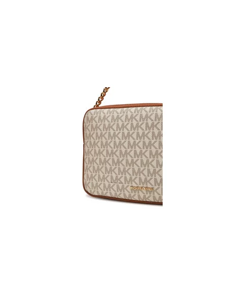 MICHAEL Michael Kors Torba za čez ramo temno / konjak / pastelno rumena bež