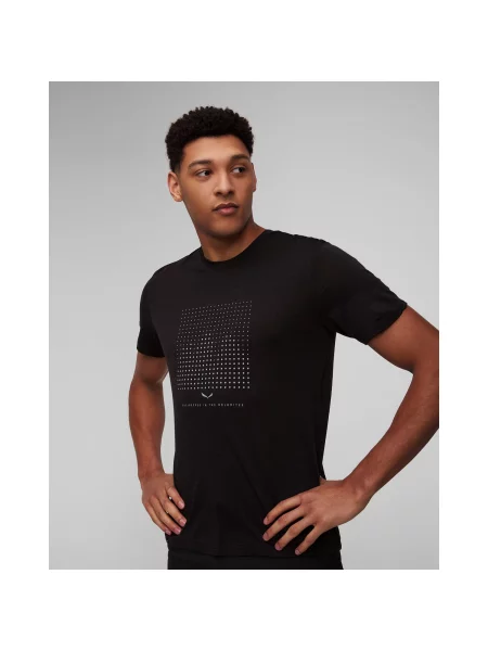 T-shirt Merino Salewa Eagle Dotted Mountain Trainer czarna