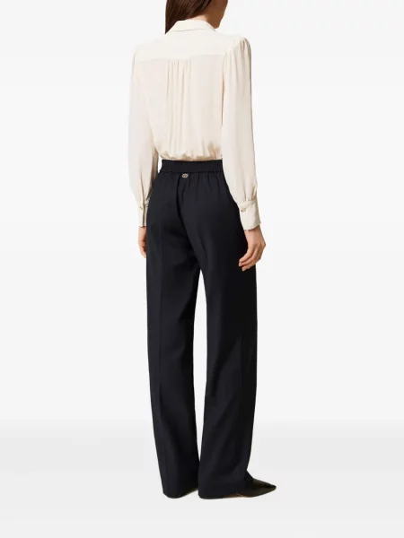 Pantaloni Twinset albastru