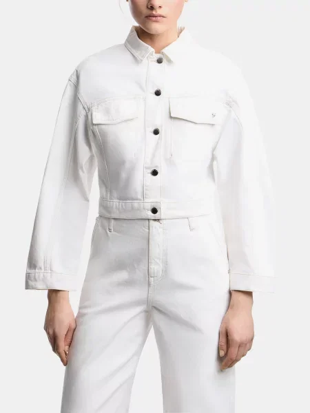 Джинсова куртка Emporio Armani білий