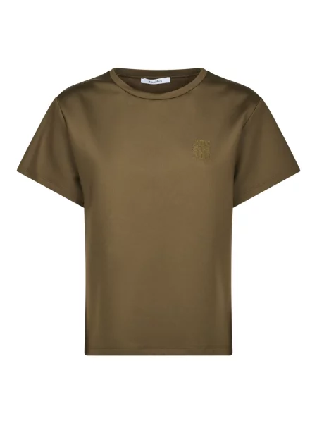 Max Mara T-Shirt Quagga gruen zielona