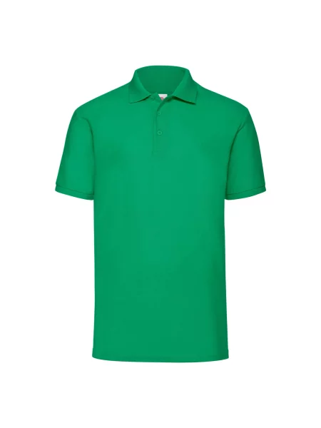 Polo Fruit Of The Loom verde