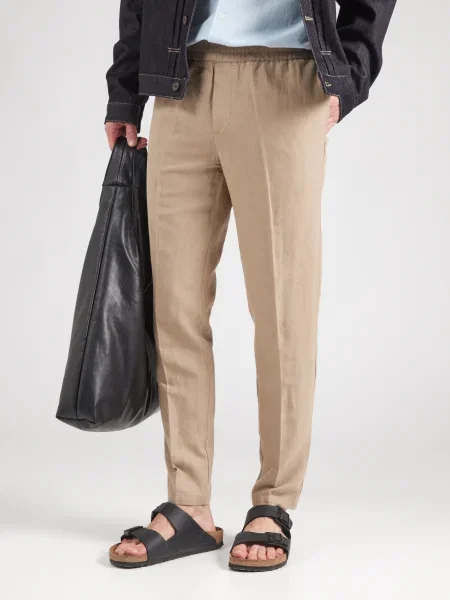 Samsøe Samsøe Nohavice s pukmi SMITHY tmavošedá