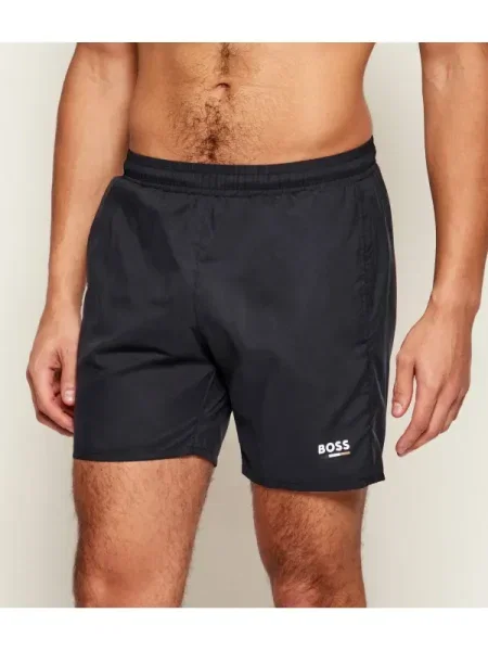 BOSS pantaloni scurti de baie negru