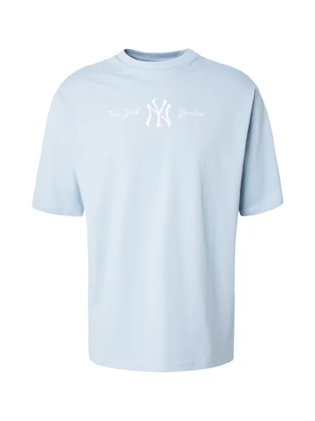 NEW ERA Tricou MLB NEYYAN albastru pastel alb