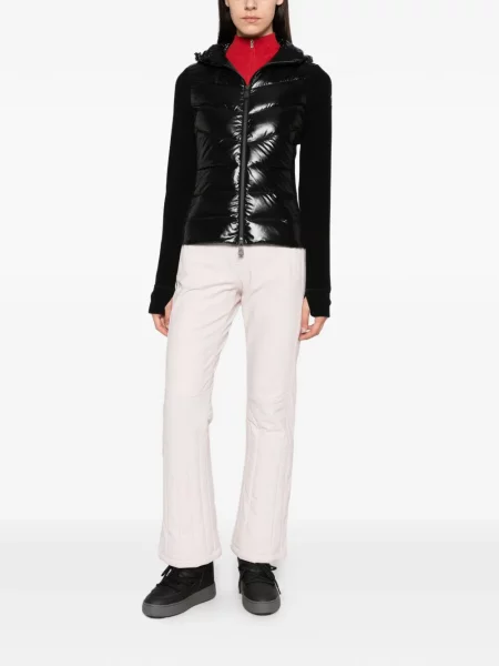 Cardigan Moncler Grenoble cu glugă negru