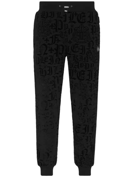 Pantaloni Philipp Plein cu imagine negru