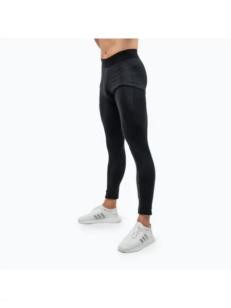 Pánské termo legíny NEBBIA Recovery black černé