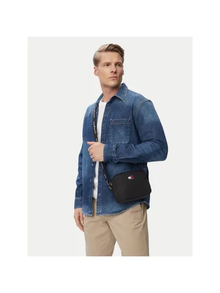 Tommy Jeans Geantă de umăr ESS' negru