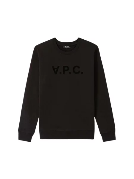 A.P.C. bluza Sweat Vpc z aplikacją czarny