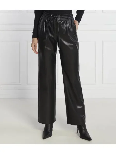 BOSS BLACK Nadrág Tareta | Relaxed fit fekete