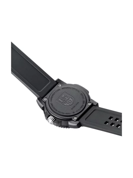 Lniany zegarek Luminox czarny